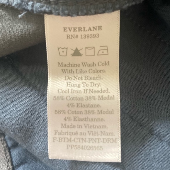 Everlane The Dream Pant Dark Gray Slate Medium NWT - Picture 7 of 12